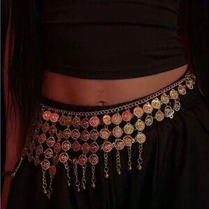 Gold Coin Belly Chain